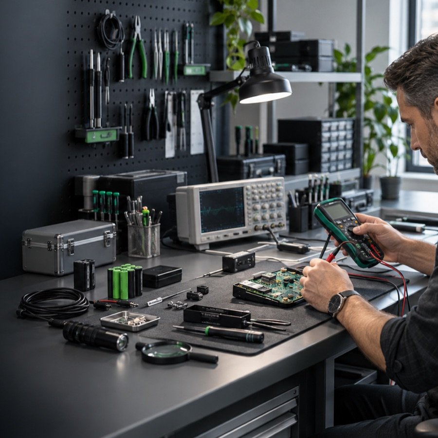 TSCM electronics training workbench