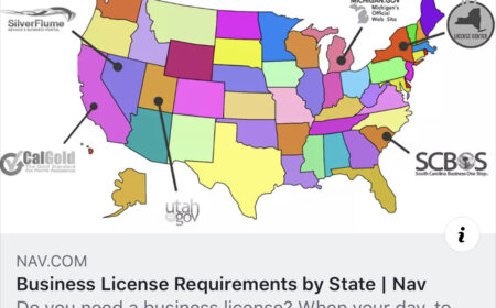 business license info by state