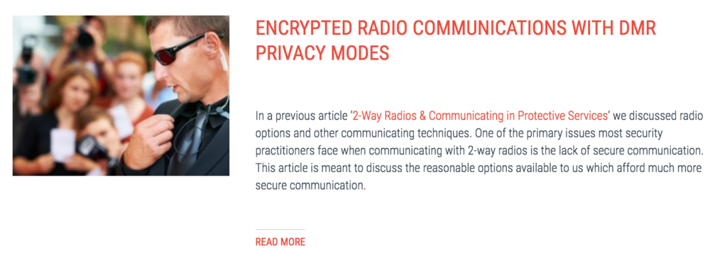 dmr encryption privacy