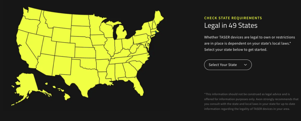 TASER Laws and Restrictions by State