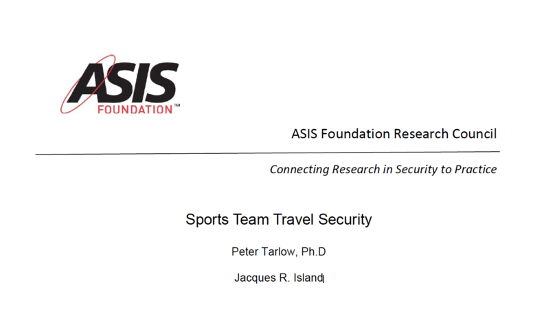 Sports Team Travel Security