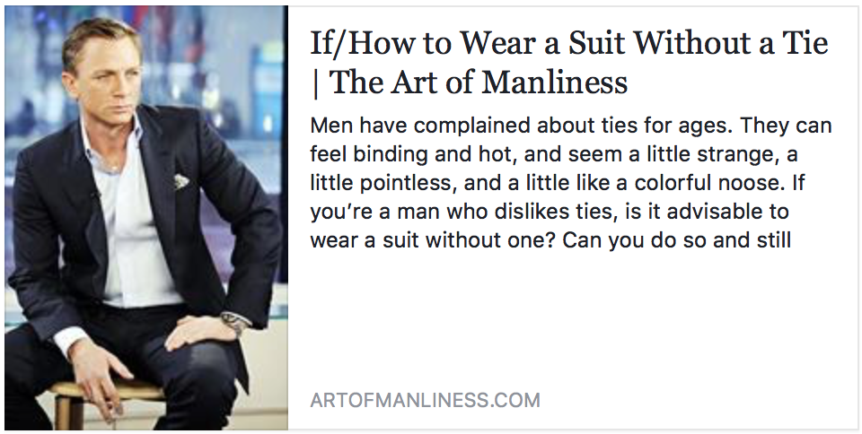 how to wear a suit without a tie
