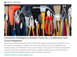 Protective Intelligence: Modern Tools for a Traditional Task