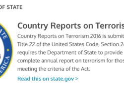 Country Reports on Terrorism 2016