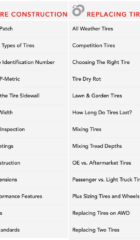 learn about tire information