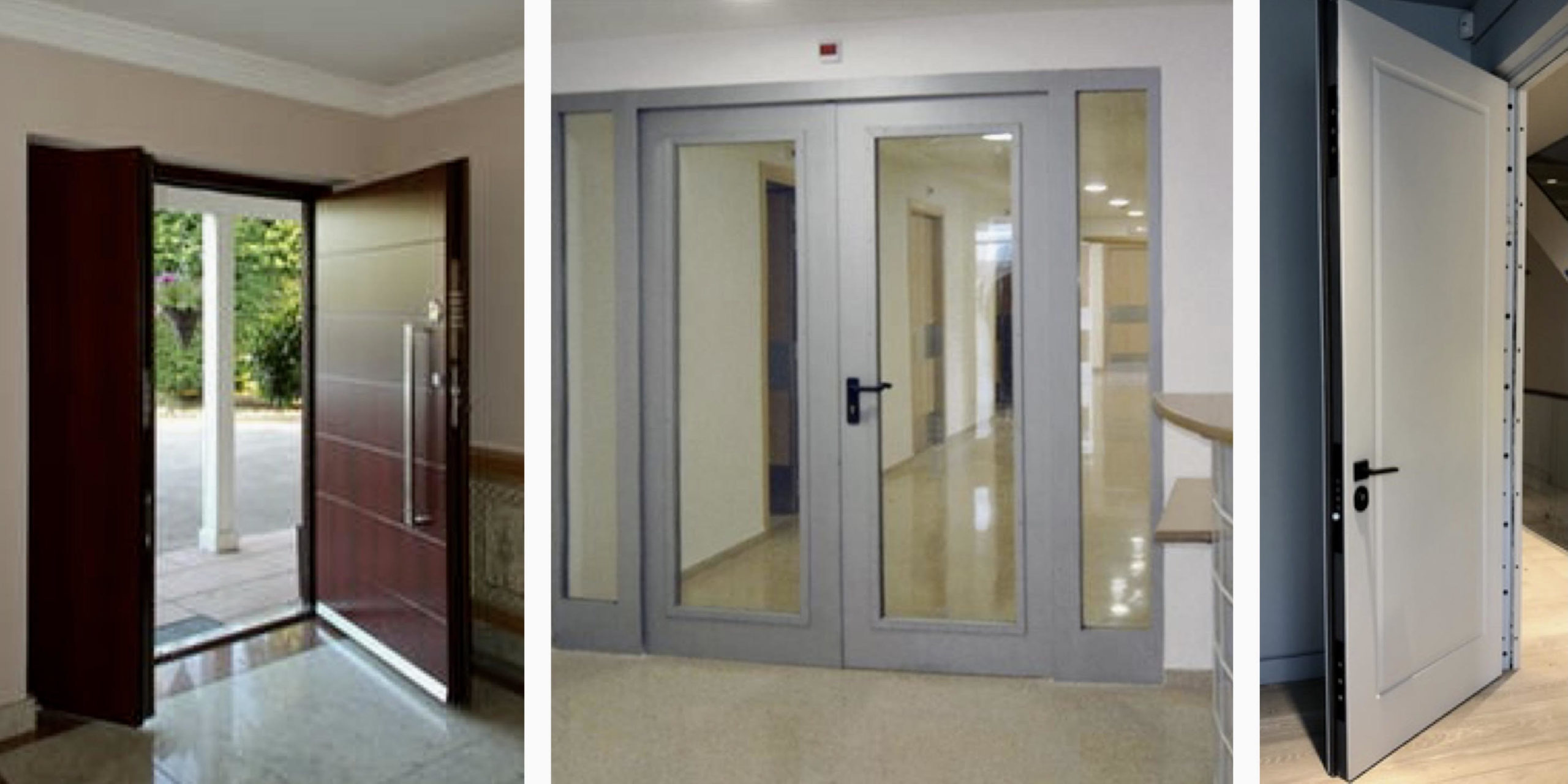 reinforced ballistic bulletproof doors