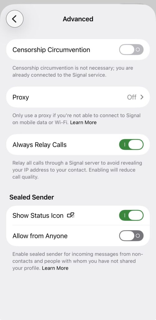 signal app settings 5