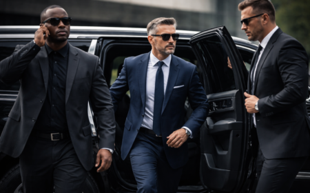 create an image for Executive Protection & Bodyguard Services